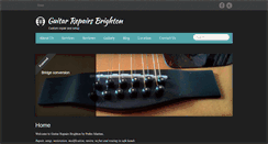 Desktop Screenshot of guitarrepairsbrighton.com